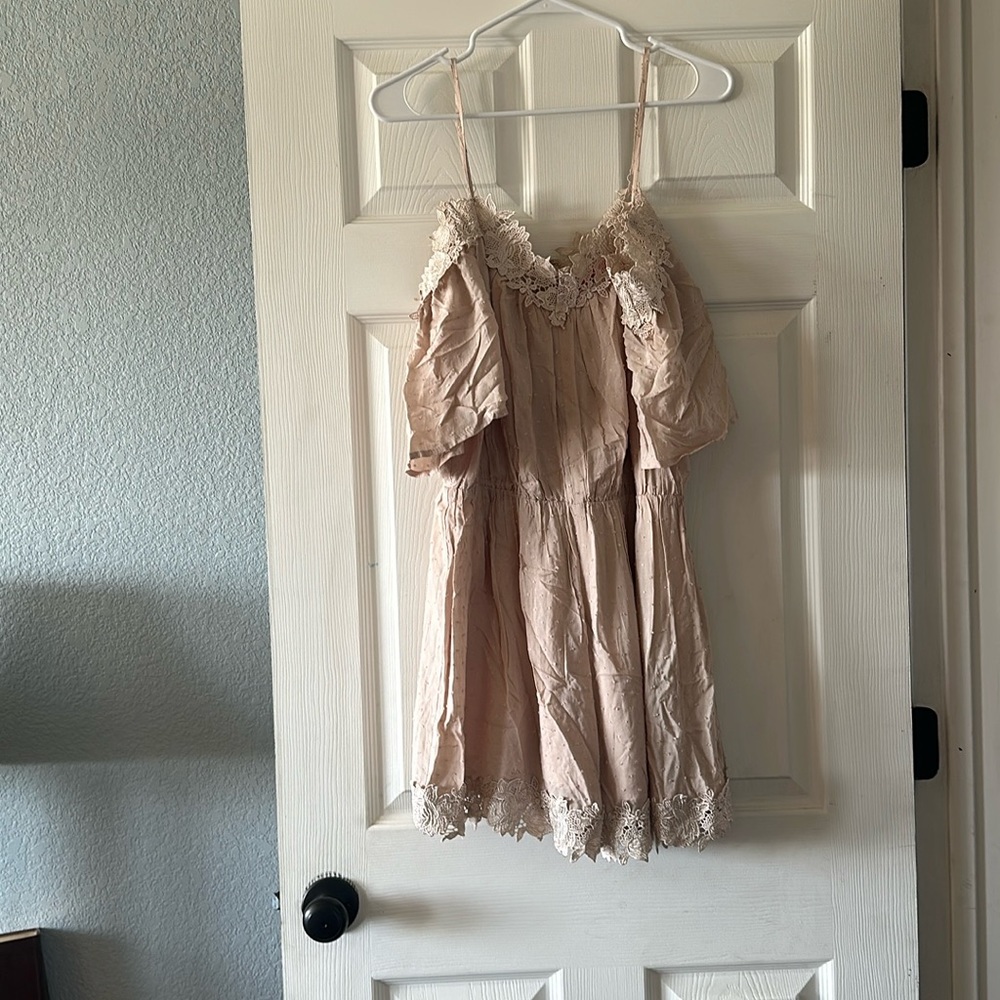 beige romper chelsea and violet
